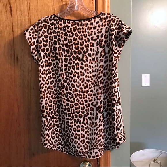 DONATING 8/1! | Express | Silky cheetah print top - Picture 6 of 6